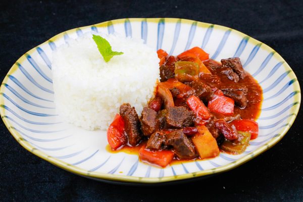 墨西哥辣豆牛肉饭